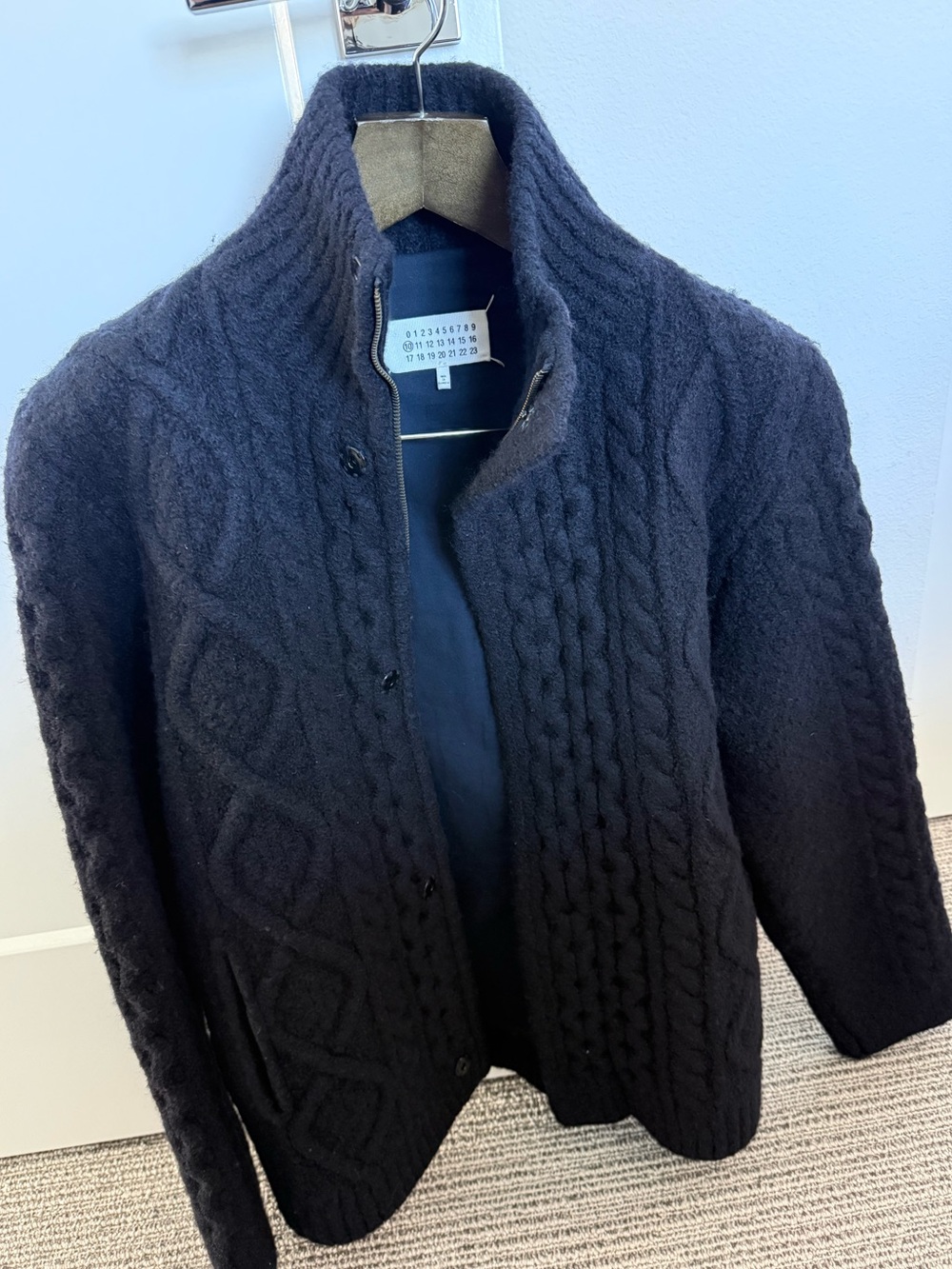 Maison Margiela Wool Sweater Coat